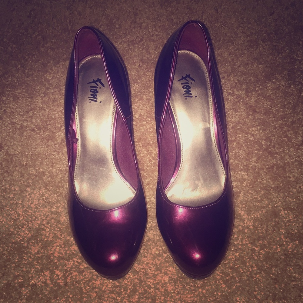 Patent leather heels